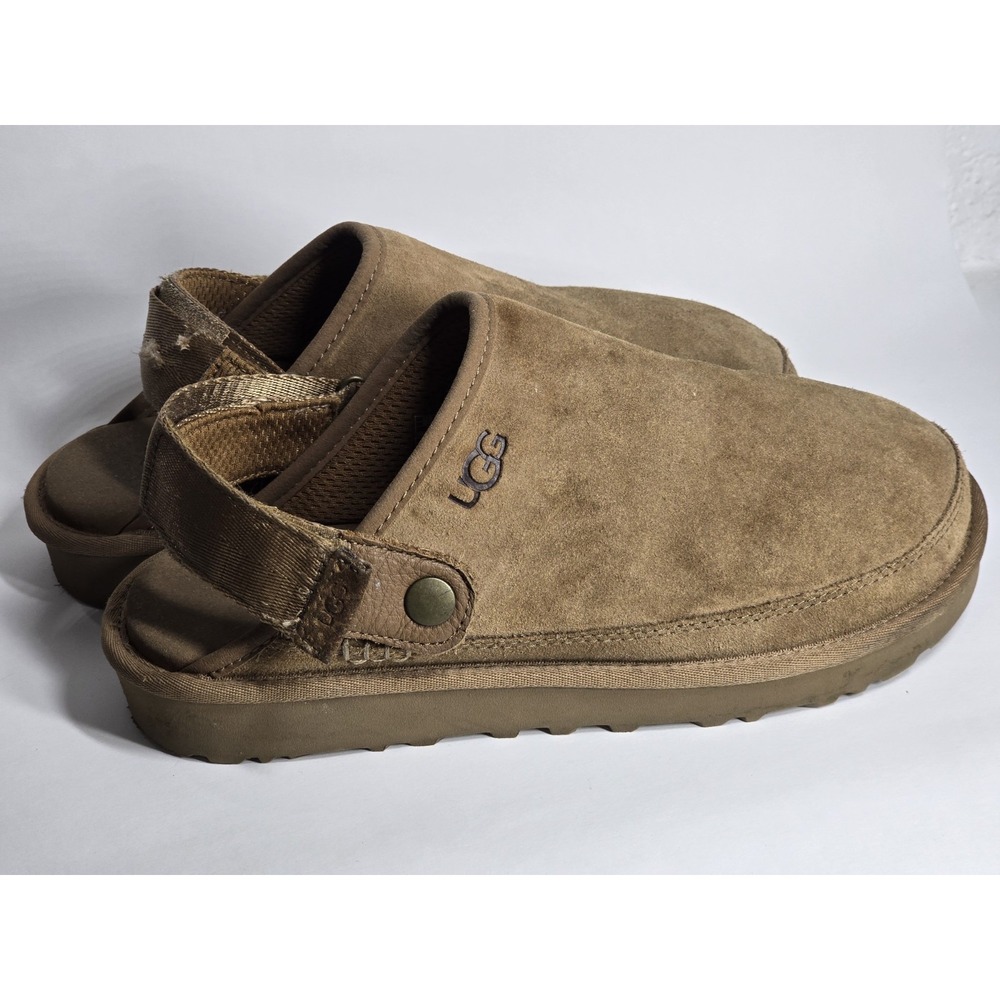 UGG Goldencoast Clog II Chestnut Suede Men's 9 Slingback Mule Shoes - Picture 9 of 10